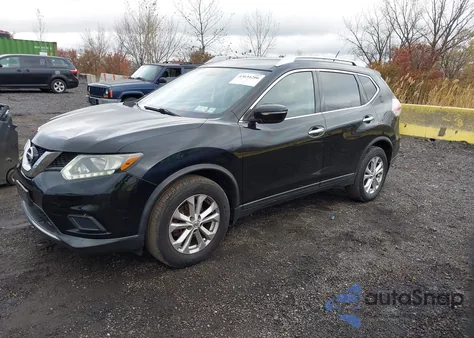 2015 Nissan Rogue Sv z USA, uszkodzony, nr VIN KNMAT2MV6FP566208